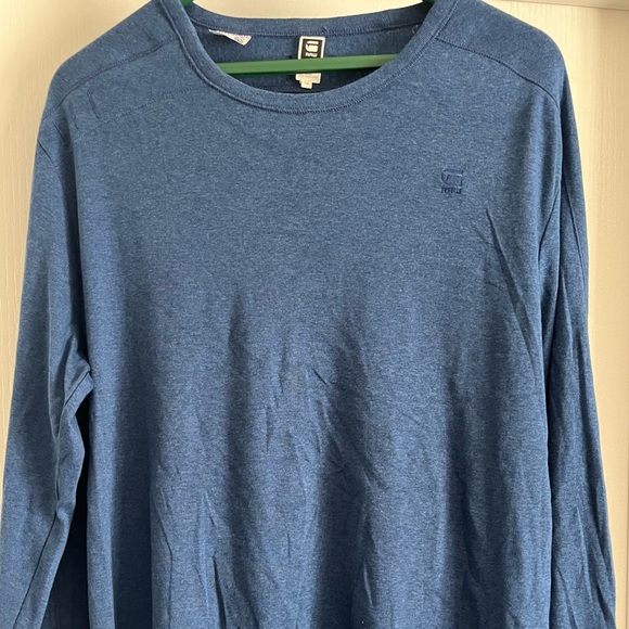 G-Star Long Sleeve Top, Blue, size XXL fits like an XL - Picture 1 of 4